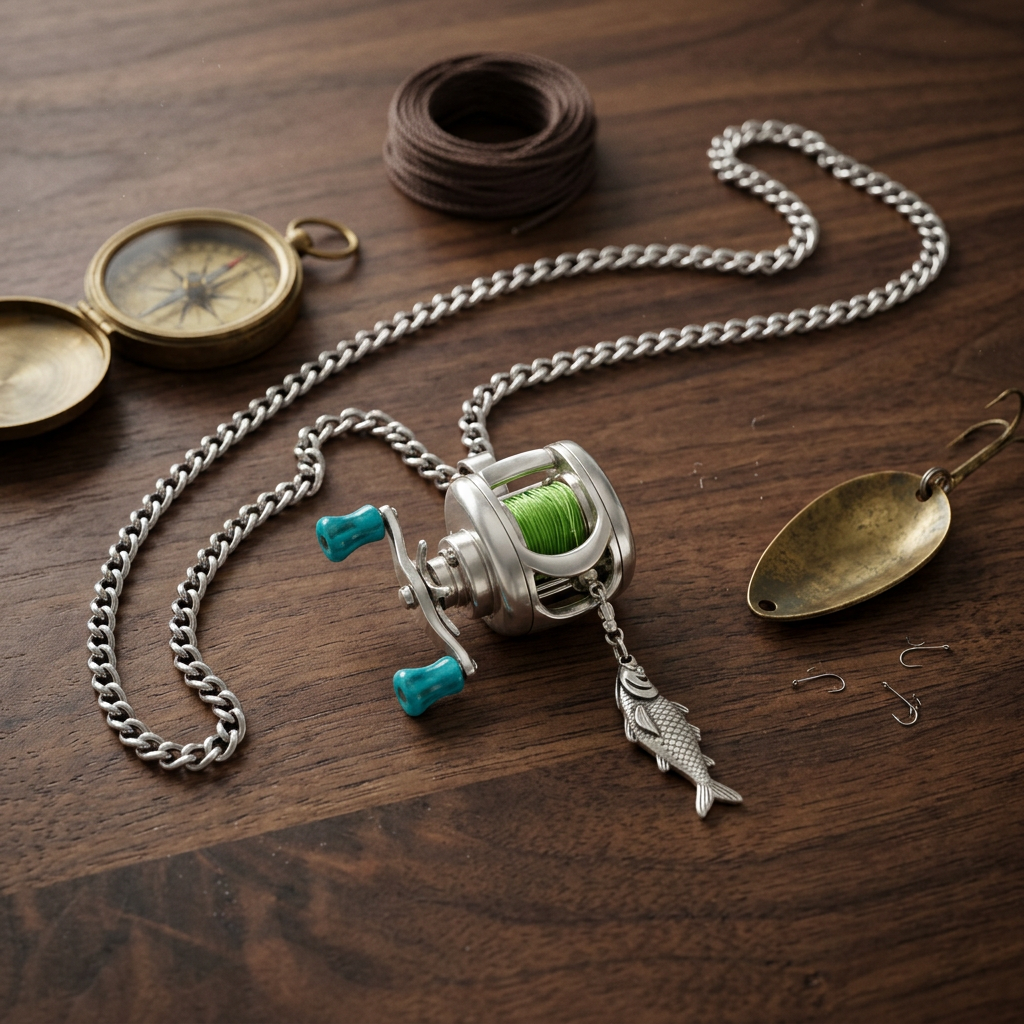 The Fish Rod Necklace